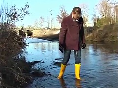 ブーツ, ゴム, ゴムタイツ