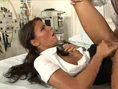 Anal, Sucer une bite, Brunette brune, Adolescente, Uniforme