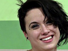 Euro beauty gagged and dominated by doctor