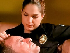 ブロンド, フェラチオ, 手コキする, 巨大, なめる, ペニス, ポリス, 剃毛