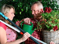 デカ尻, デカパイ, ブロンド, フェラチオ, カワイイ, なめる, 自然山雀, アウトドア