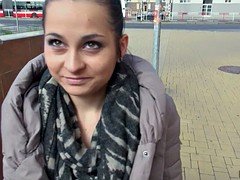 Tight Czech babe screwed in the woods