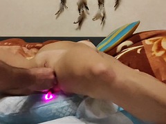 Paar, Doppelpenetration, Deutsch, Hardcore, Gefesselt, Spielzeuge, Vibrator, Ehefrau