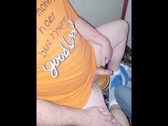Leie, Blasen, Sperma im mund, Erstes mal, Schwanzloch, Schlampe, Ablutschen, Ehefrau