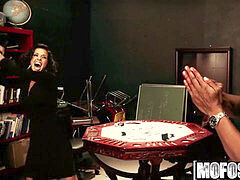 Grote lul, Zwart, Laarzen, Interraciaal, Moeder