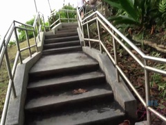 Negro, Orgasmo, Al aire libre, Pequeña, Pov, Público, Afeitado, Tetas