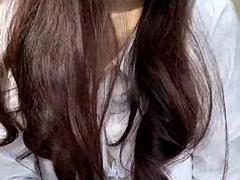 Asiatisch, Tussi, Schwarz, Schwarz, Masturbation, Solo