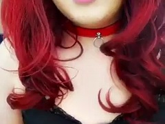 緊縛, デカチン, 黒人, ドレス, 黒人, 下着, ハメ撮り, 赤毛