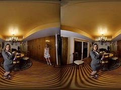 Dreidimensional, Tussi, Blondine, Blasen, Handjob, Realität, Flotter dreier, Titten