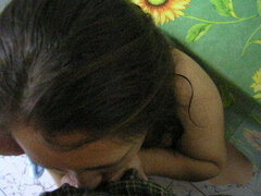 Beso negro, Mamada, Morena, Novia, Casero, Latina, Pov, Chupando