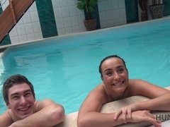 Brunette brune, Couple, Cocu, Hd, Argent, Pov, Réalité, Adolescente