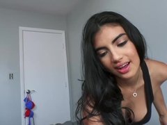 18 jahre, Arsch, Grosse titten, Paar, Schwanz, Latina, Pov, Jungfrau