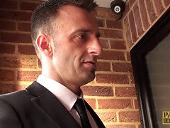 デカパイ, ブロンド, イギリス人, 巨乳な, 服従, オマンコ, 靴下, 妻