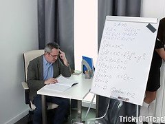 Tricky Old Teacher - Nataly let's tricky old teacher play