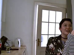 Brunette, German, Hairy, Hardcore, Lesbian, Licking, Nipples, Tits