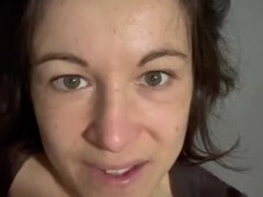 Brunette brune, Clito, Femelle, Français, Poilue, Fait maison, Masturbation, Chatte