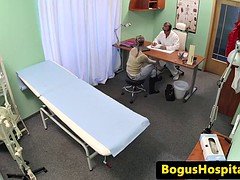 Amateur patient fucked by european doctor