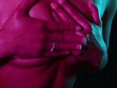 Anal, Ébano, Latina, Orgasmo, Pequeña, Coño, Tetas, Juguetes