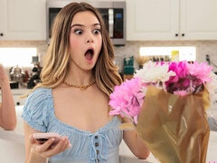 デカ尻, デカチン, フェラチオ, 気狂い, バック, 女 人男 人, ティーン, 三人