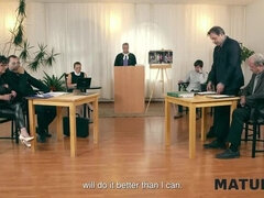 Mature MILF With Huge Natural Tits Cheats On Husband - Caught In Court Drama