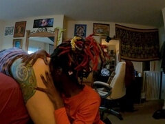 Sucking dick, dreadlocks, amateur ass eating