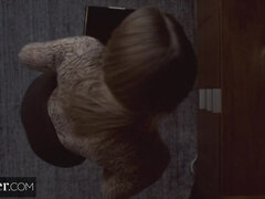 Rubia, Novio, Corridas, Corridas faciales, Lamidas, Lencería, Montar, Nalgadas