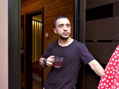 デカチン, ぽちゃ, エロ熟女, ハードコア, なめる, サウナ, 剃毛, フェラする