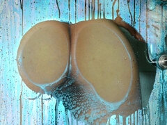Bad, Braunhaarige, Geschnappt, Hundestellung, Handjob, Pov, Jungendliche (18+), Nass
