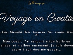 デカチン, フェラチオ, 浮気する, 黒人, フランス人, ハードコア, 異人種間, 妻