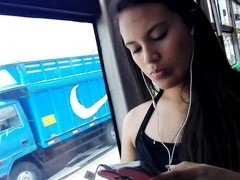 Amateur, Collège université, Fétiche, Fille latino, Adolescente