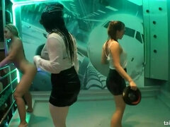 Anaal, Blond, Vingeren, Groep, Hd, Ondergoed, Feest, Douche