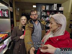 Grosse bite, Bisexuelle, Blonde, Sucer une bite, Petit ami, Homosexuelle, Pov, Séduite