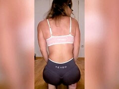 Amateur, Pies, Alemán, Gimnasio, Masturbación, Orgasmo, Spandex, Puta