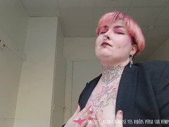 Gorda, Culo grande, Gordita, Casero, Masturbación, Desnudo, Bragas, Tatuaje