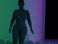 Amateur, Incroyable, Gros cul, Gros seins, Brunette brune, Rasée, Solo