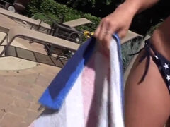 Nana, Gros seins, Brunette brune, Massage, Masturbation, Pov, Public, Solo