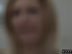 Blondine, Blasen, Spermaladung, Schwanz, Hardcore, Hd, Stiefmutter