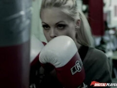 Amerikaans, Pijpbeurt, Sperma shot, Sperma in gezicht, Keuken, Likken, Doordringend, Kort haar