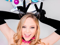 Grosser schwanz, Blondine, Schwanz, Hundestellung, Hardcore, Natürlichen titten, Dürr, Titten