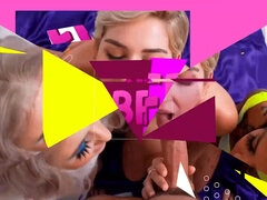 Blondine, Freund, Bekleidet, Dildo, Hd, Masturbation, Rotschopf, Flotter dreier