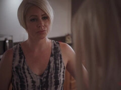 デカパイ, ブロンド, 娘, ディルド, 母, 小柄, 義母, おもちゃ