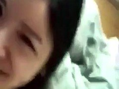 Amateur, Asiatique, Béant, Adolescente