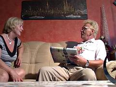 ON THE COUCH: Blowjob, Doggy  Cowgirl Porn