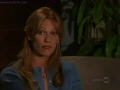 デカパイ, ブロンド, フェラチオ, 茶髪の, ヨーロピアン, オージー, 三人, ヴィンテージ