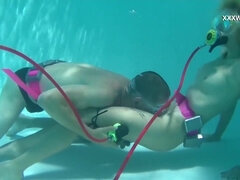 Strand, Blasen, Vollbusig, Schwanz, Hd, Ungarisch, Pool, Ablutschen