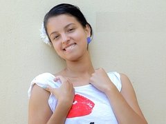 Very nice solo scene with young Euro babe called Inez