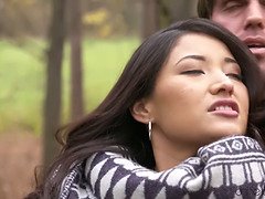 Cristina Miller's Big Tits Get Pounded in Public by Thomas Crown