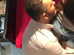 Enthousiasteling, Anaal, Pijpbeurt, Bruinharig, Sperma shot, Huisgemaakt, Kut duiken, Tiener