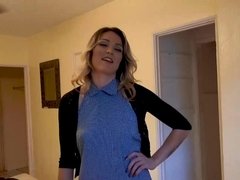 素人, デカチン, ブロンド, フェラチオ, カワイイ, チン, 剃毛, ティーン