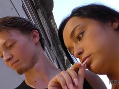 Hunt4k. teen receives jizz all over abdomen after cheating on..